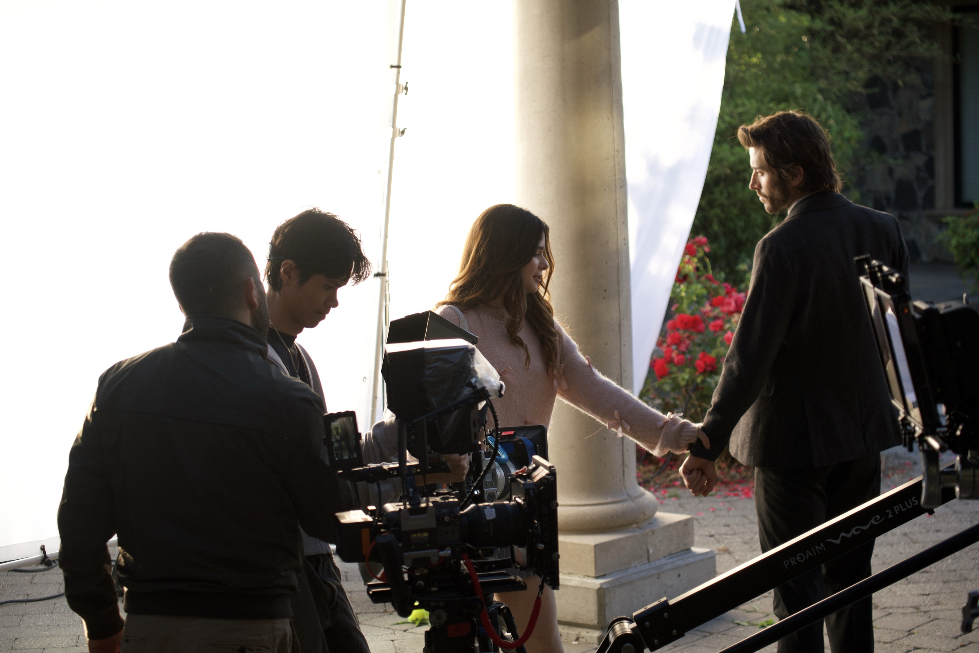Vertical Film Vancouver crew filming a dramatic scene on location